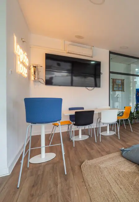 Sala TV residencia universitaria en Logroño