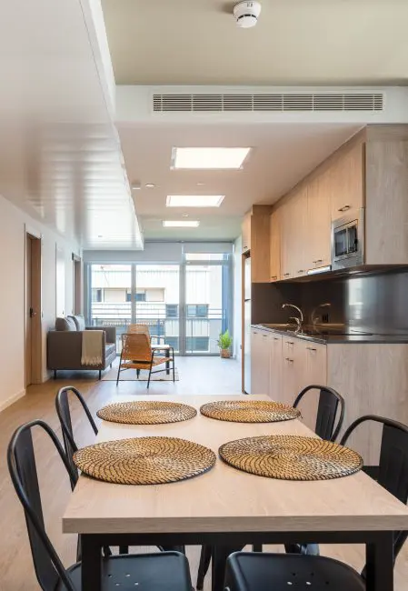 Cocina residencia de estudiantes Barcelona
