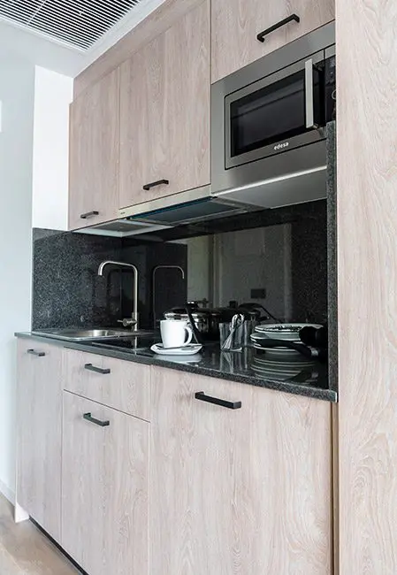Cocina habitación residencia Alicante