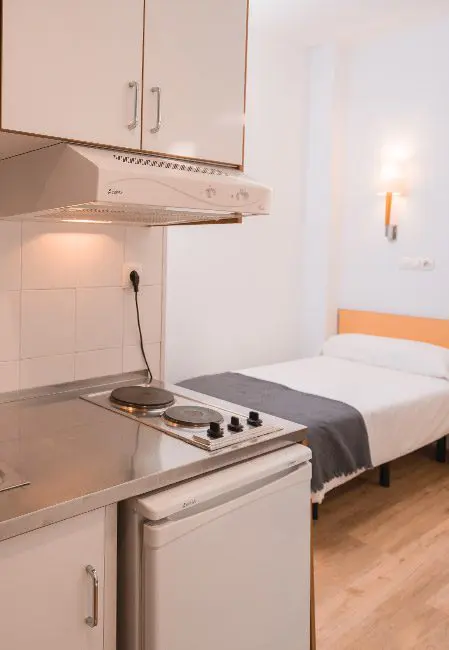 Habitación individual residencia universitaria Málaga