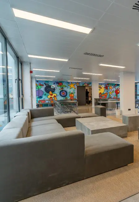 Sala de estar residencia Alicante