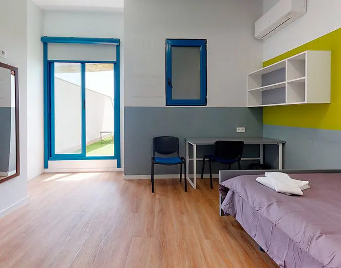 Visita las habitaciones residencia universitaria Galileo Galilei en Valencia