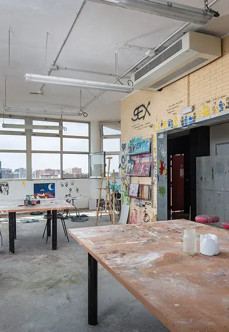 Sala de artes residencia universitaria Galileo Galilei en Valencia