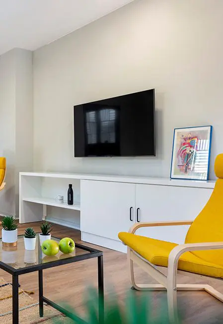 Sala de estar residencia en Armendáriz, Sevilla