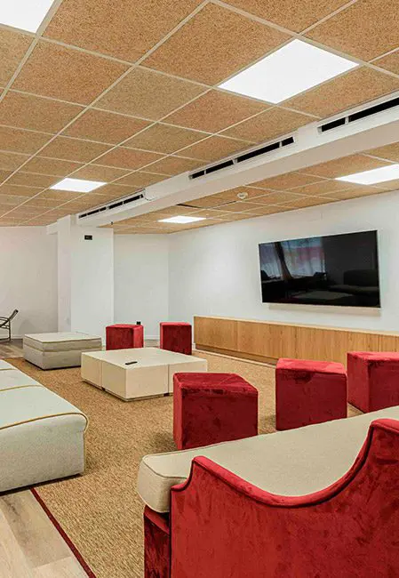 Zona de tv residencia universitaria Santander