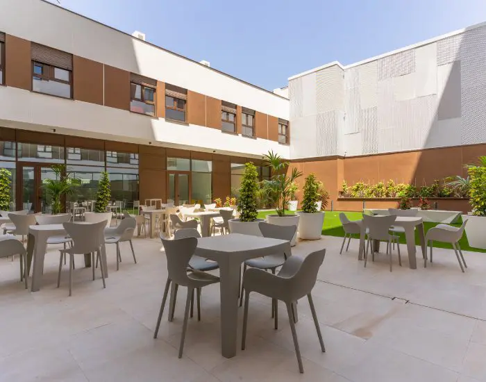 Visita las zonas comunes de residencia en Valencia