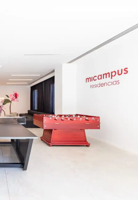Futbolín residencia universitaria Barcelona