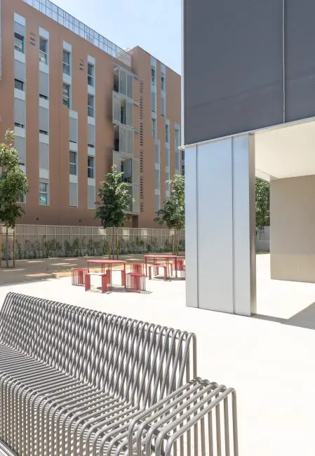 Solarium residencia universitaria Barcelona