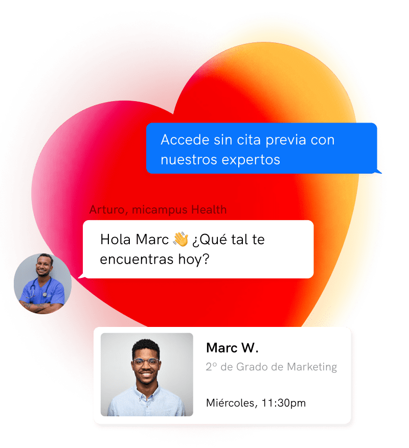 micampus Health chat con el médico especialista