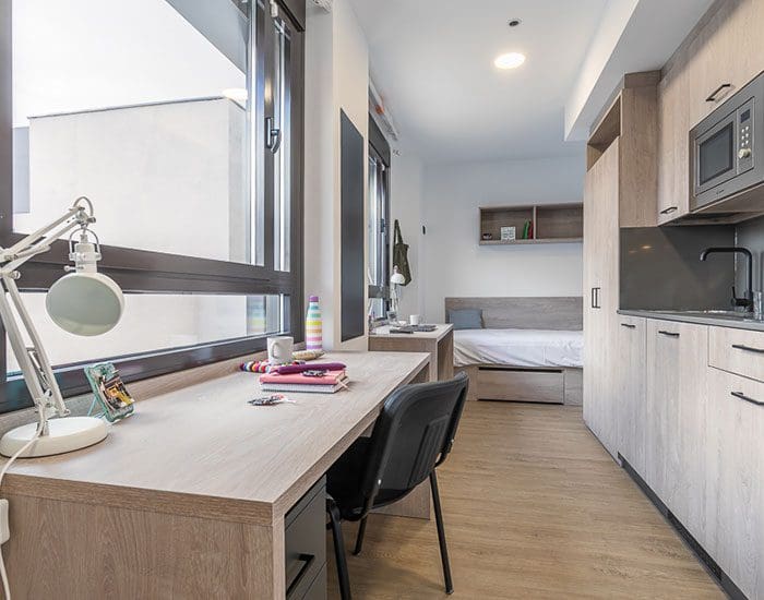 Visita las habitaciones en residencia universitaria en Madrid
