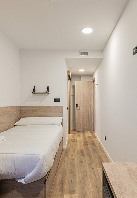 Habitación individual en apartamento estudiantes Santader co-living